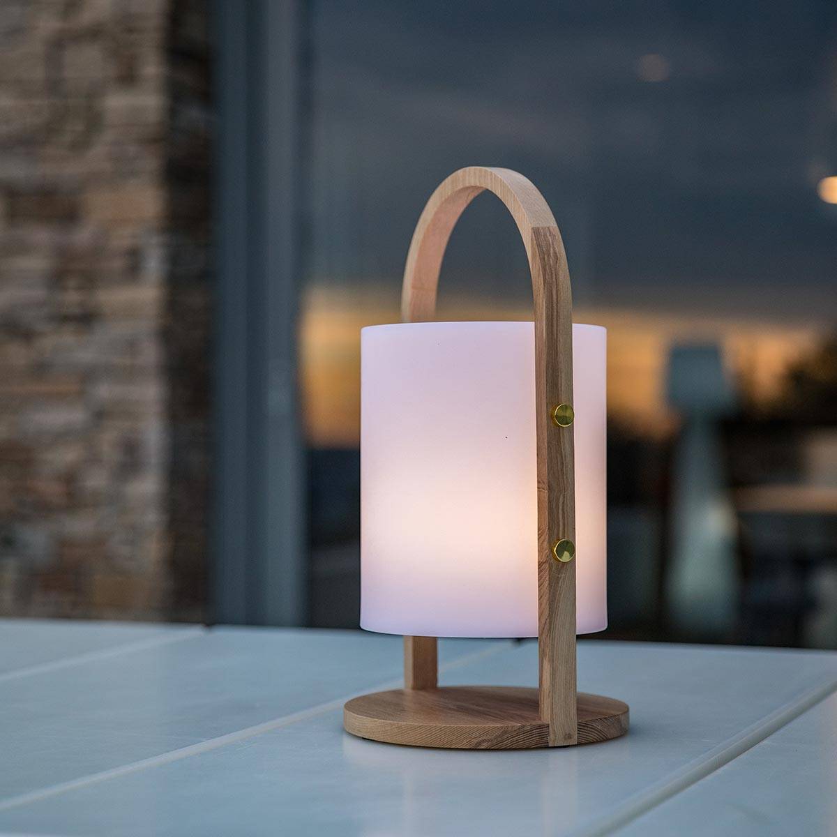Lumisky - 2 Lanternes sans fil LED WOODY H37cm - Imagen 5