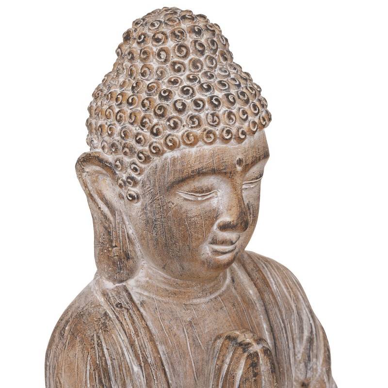 Statue Bouddha effet brossé H45 Atmosphera - Image 3