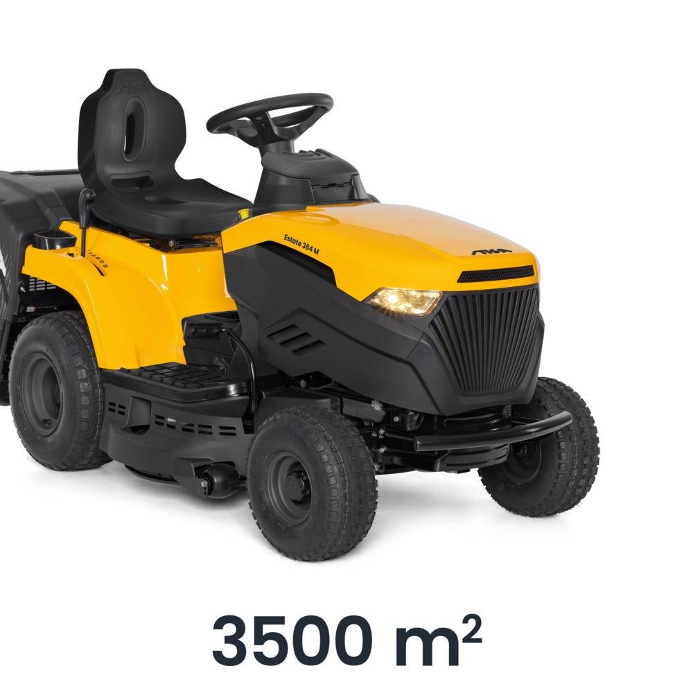 Stiga - Estate 384 M a: Tracteur Tondeuse Thermique, 84 cm, 200 L – Pour Pelouses Jusqu'à 3500 m² -STIGA - Image 3