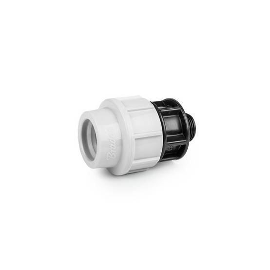 Raccord à compression PN16 pour PE 32 mm fileté 3/4" mâle (Lot de 2)