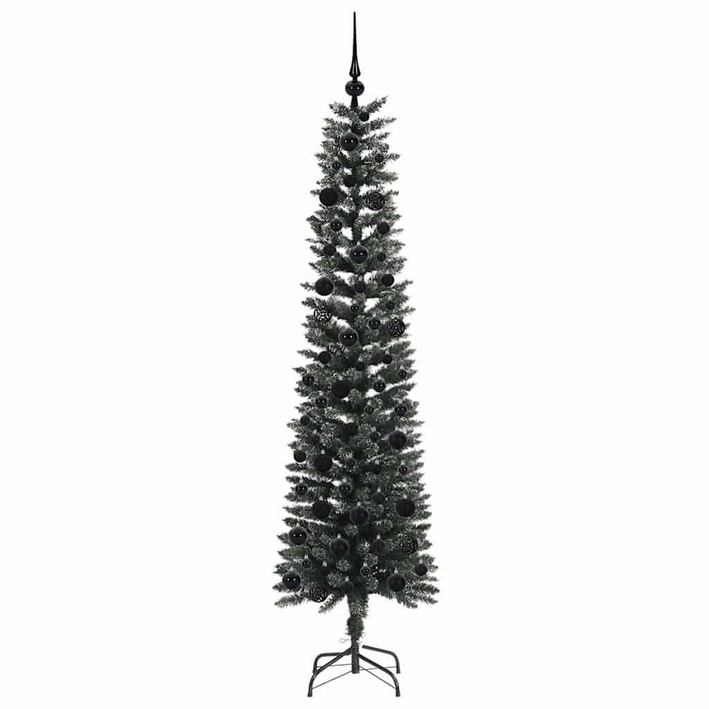 ComfortXL - Sapin de Noël artificiel 180 cm complet avec 300 LED et 120 boules Vert – ComfortXL Outdoor Living - Image 4