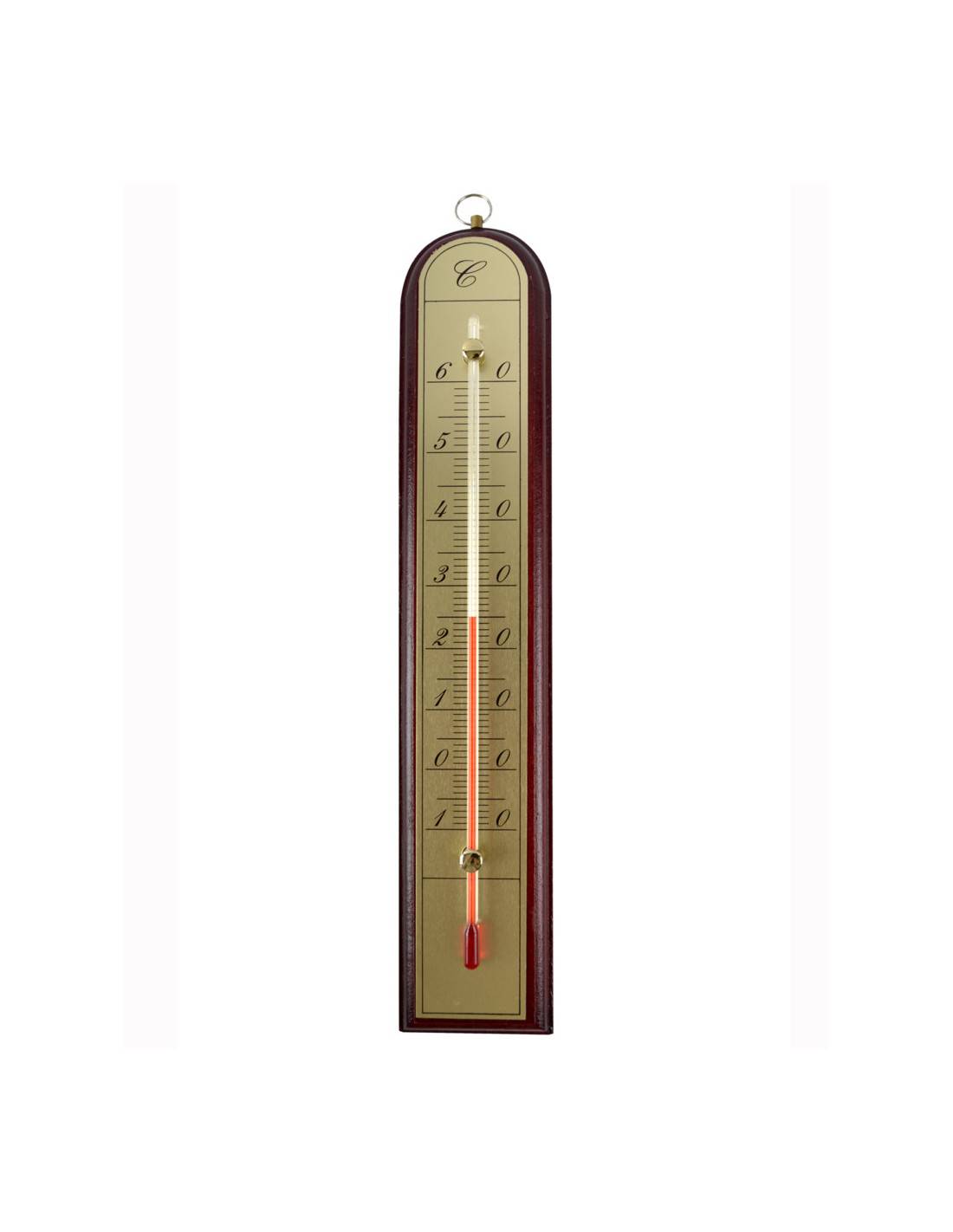 Thermomètre Wpro Alu/or Stil Design élégant, Mesure Précise - Wpro