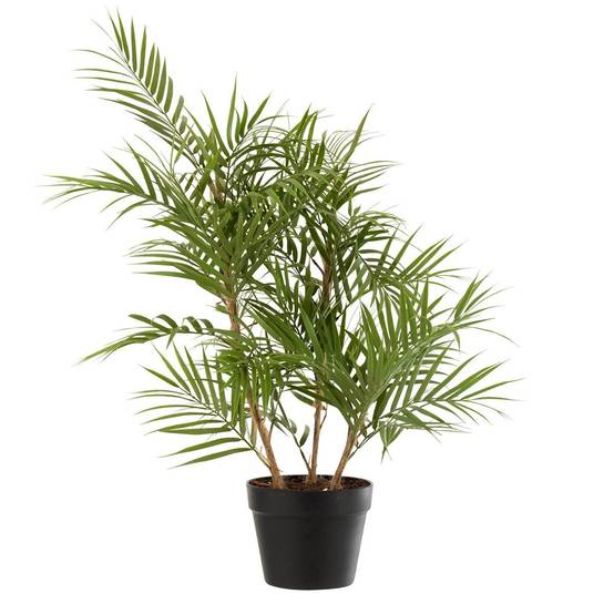 Plante Artificielle "Palmier en Pot" 84cm Vert - Image 1