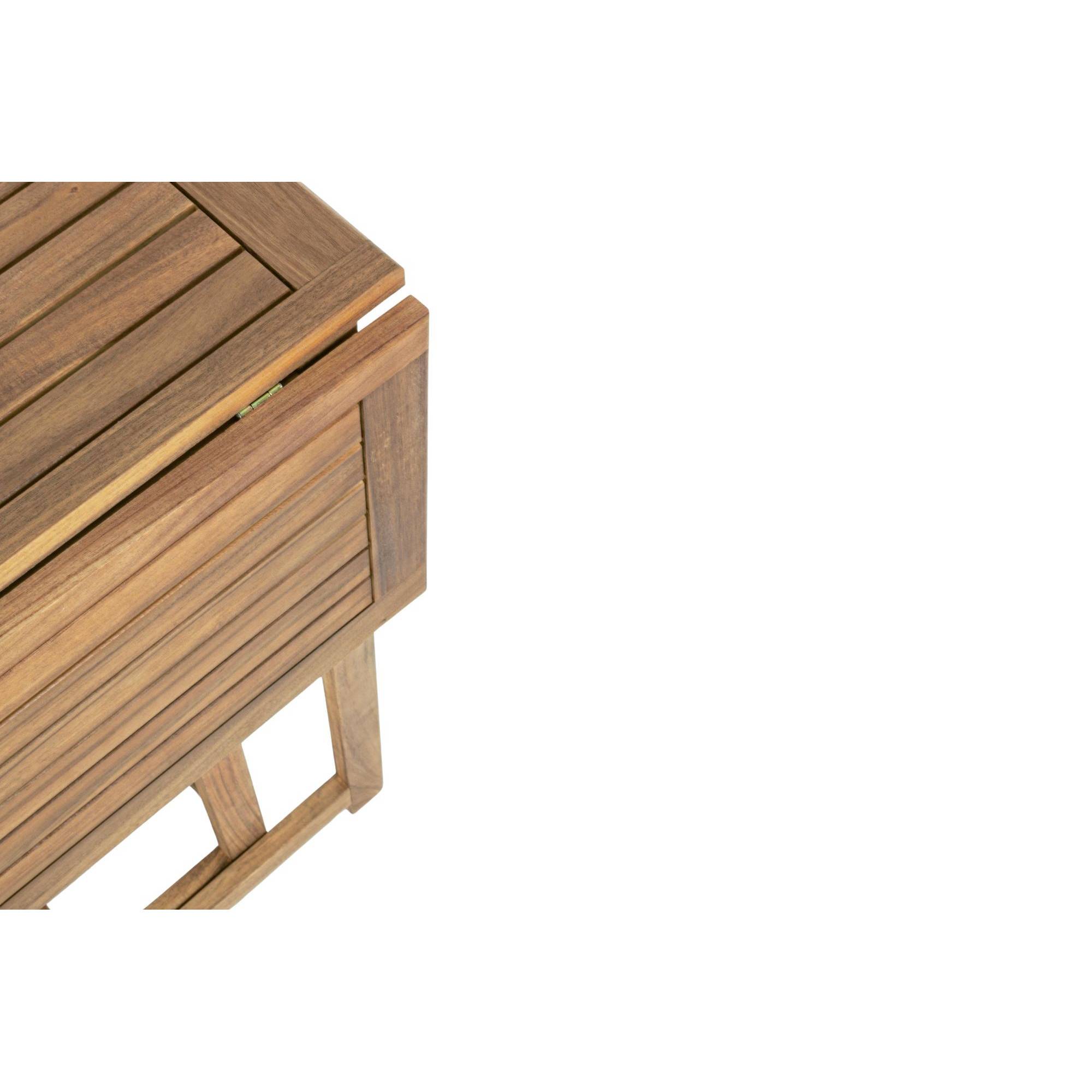 Autre - Ensemble de jardin table et 4 chaises en bois pliable - CANCALE - Imagen 10