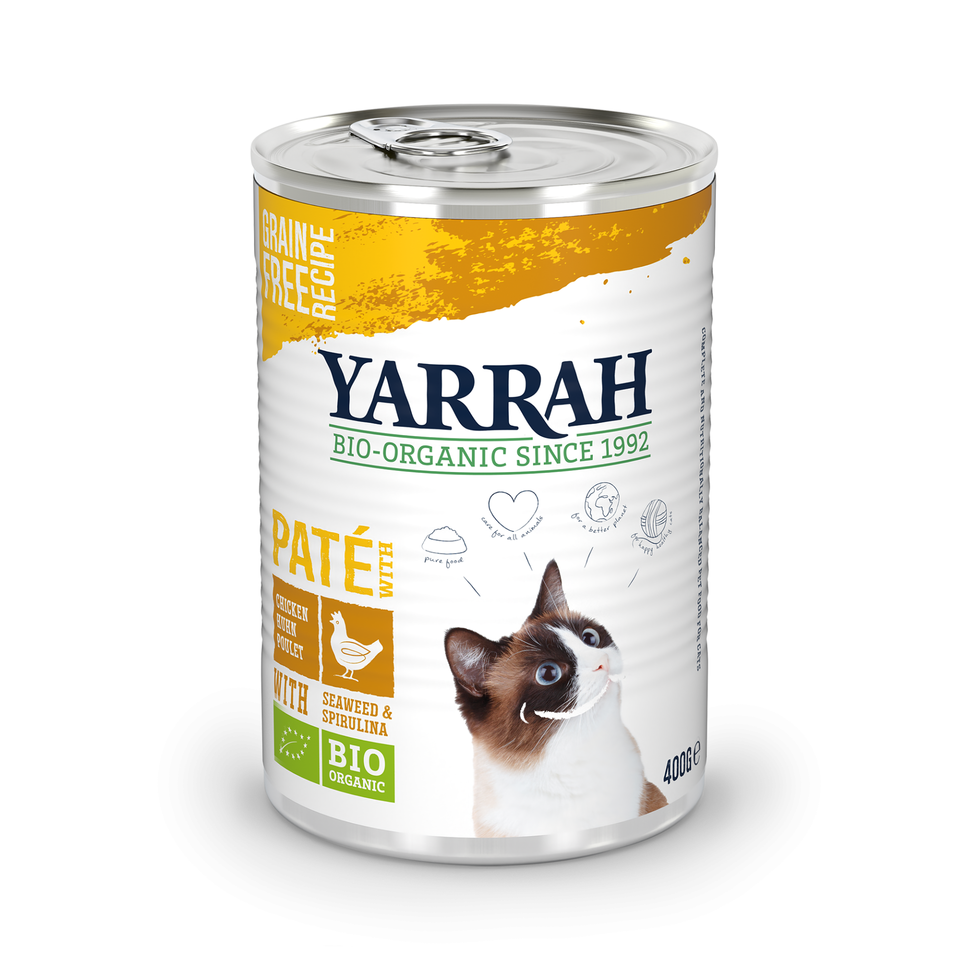 Yarrah - Pâtées Bio Sans Céréales Poulet pour Chat - Imagen 1