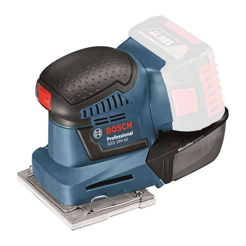 Bosch - Ponceuse vibrante sans fil GSS 18V-10 Solo (machine seule) | 06019D0200 - Bosch - Imagen 1
