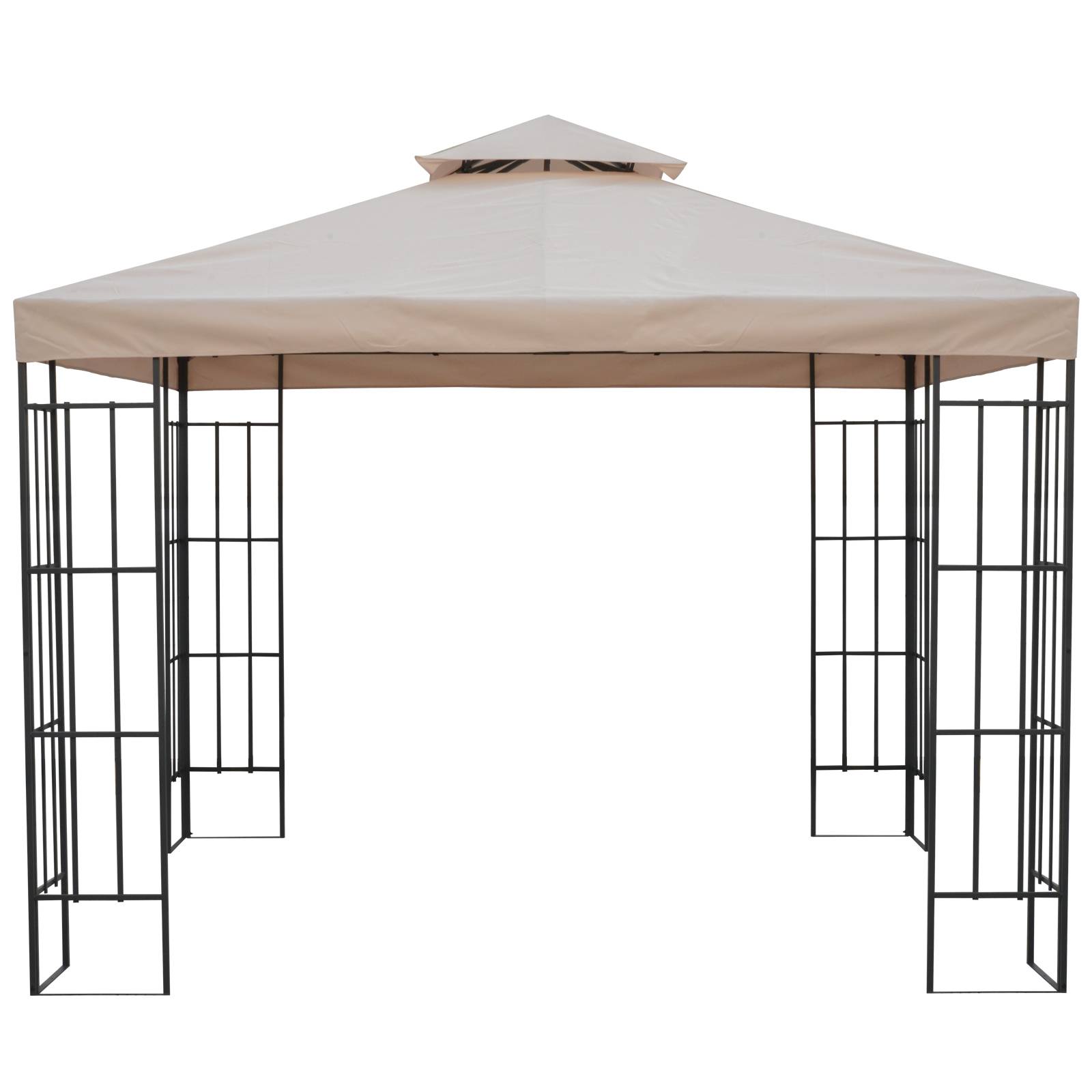 Outsunny - Toile de Rechange 3x3m pour pavillon tonnelle tente beige - Outsunny - Image 4