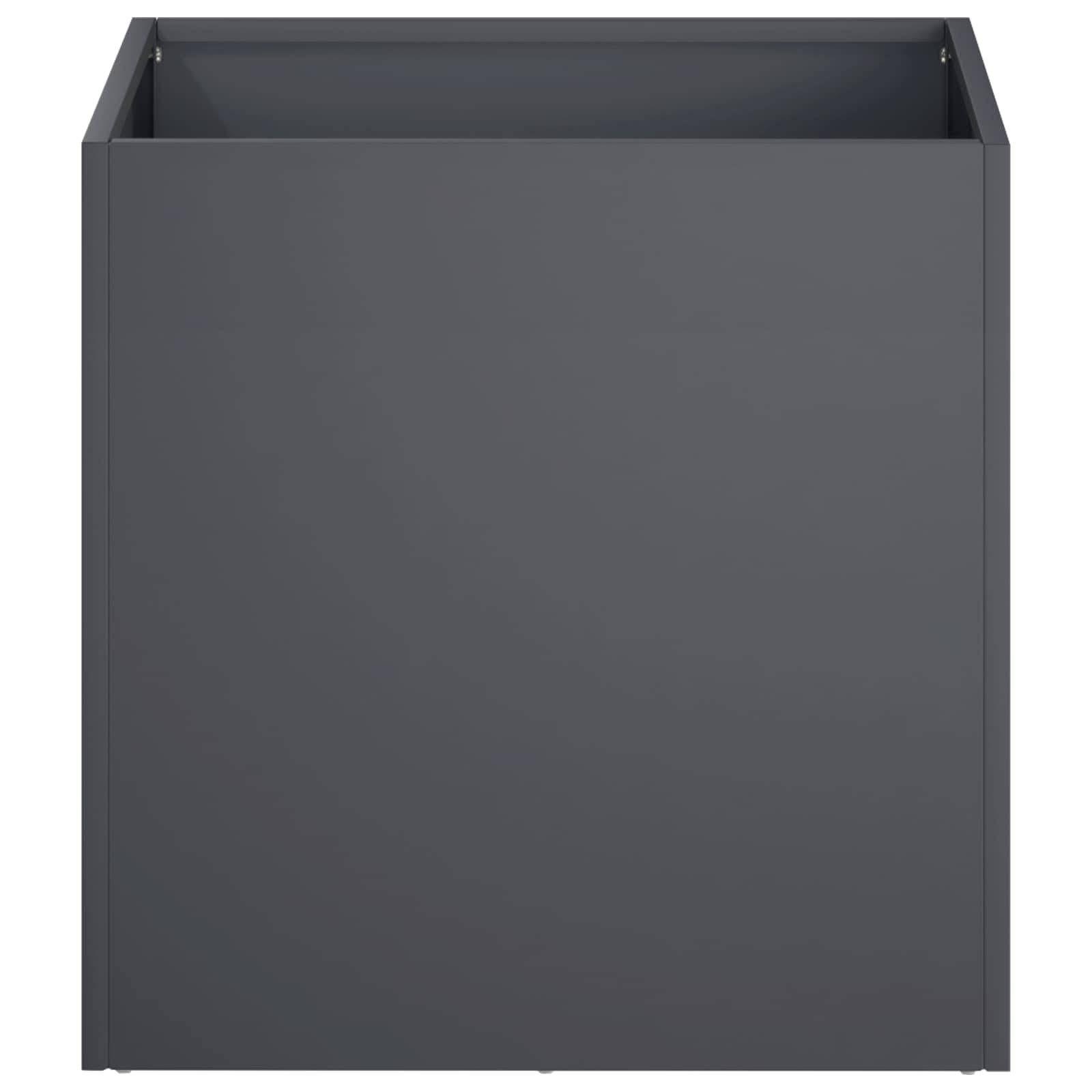 Vidaxl - Cache-pot de jardin 2 pc Anthracite 45 x 45 x 45 cm vidaXL 8004971 - Image 5