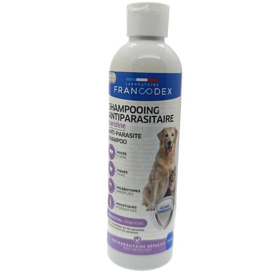 Francodex - Shampoing Antiparasitaire Icaridine 250 ml pour Chien et Chat - Image 3