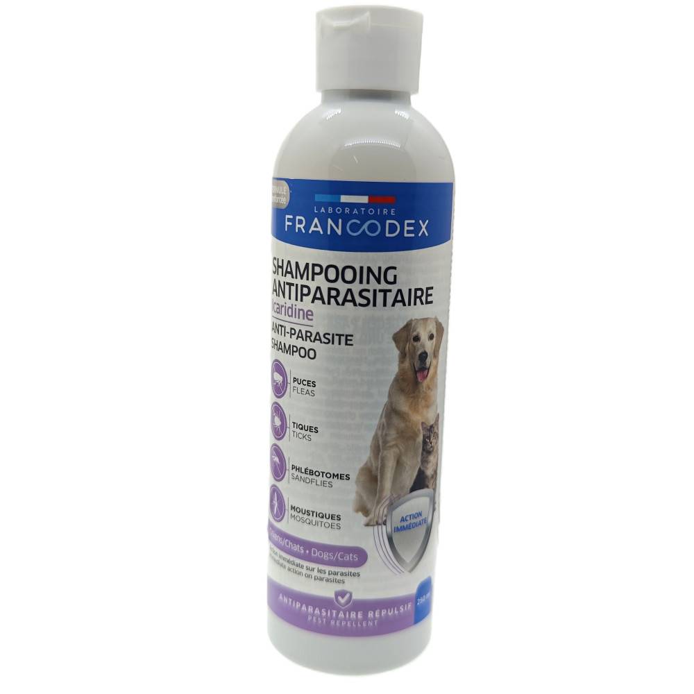 Francodex - Shampoing Antiparasitaire Icaridine 250 ml pour Chien et Chat - Image 3
