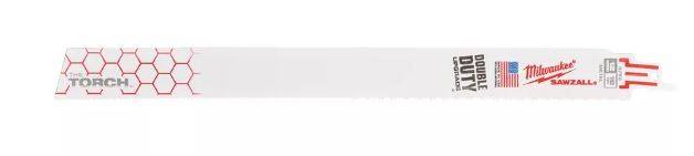 Lame scie sabre Torch 230 mm MILWAUKEE - 25 pièces - 48008713