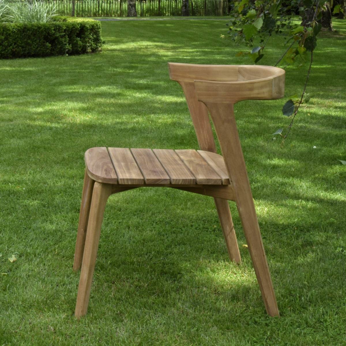 Chaise de jardin en teck massif Rumba - TECK'Attitude - Imagen 3