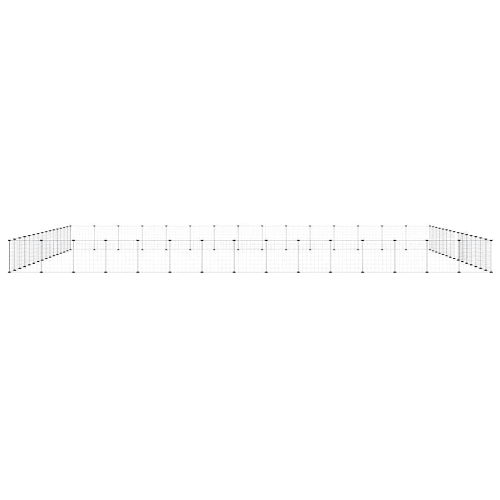 Vidaxl - Cage animaux de compagnie à 60 panneaux et porte Noir 525x525x35 cm vidaXL 3114024 - Imagen 5