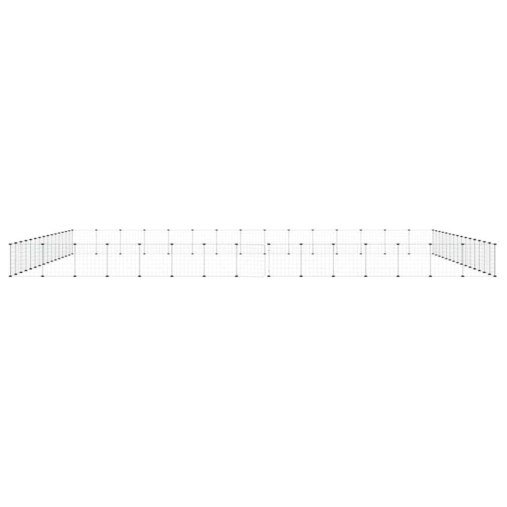 Vidaxl - Cage animaux de compagnie à 60 panneaux et porte Noir 525x525x35 cm vidaXL 3114024 - Imagen 4