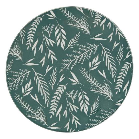 Service de Table 12 Pièces "Agathe" 26cm Vert - Image 3