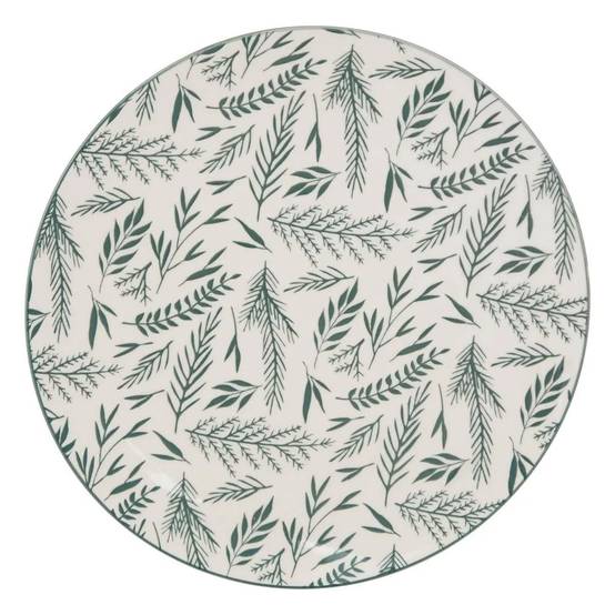 Service de Table 12 Pièces "Agathe" 26cm Vert - Image 2