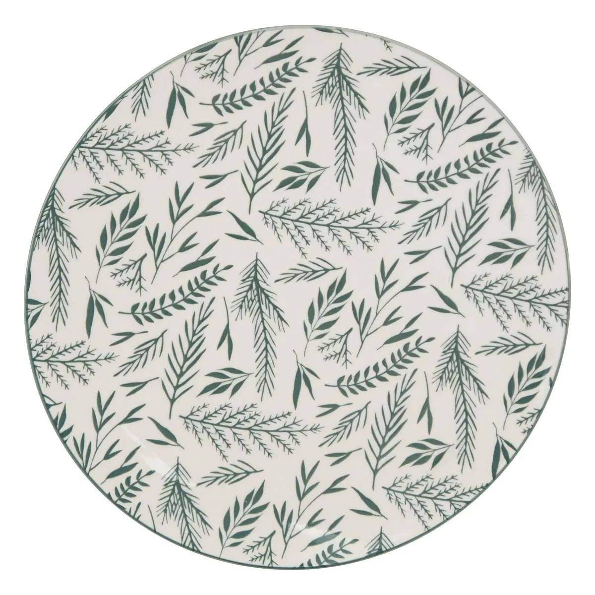 Service de Table 12 Pièces "Agathe" 26cm Vert - Image 2