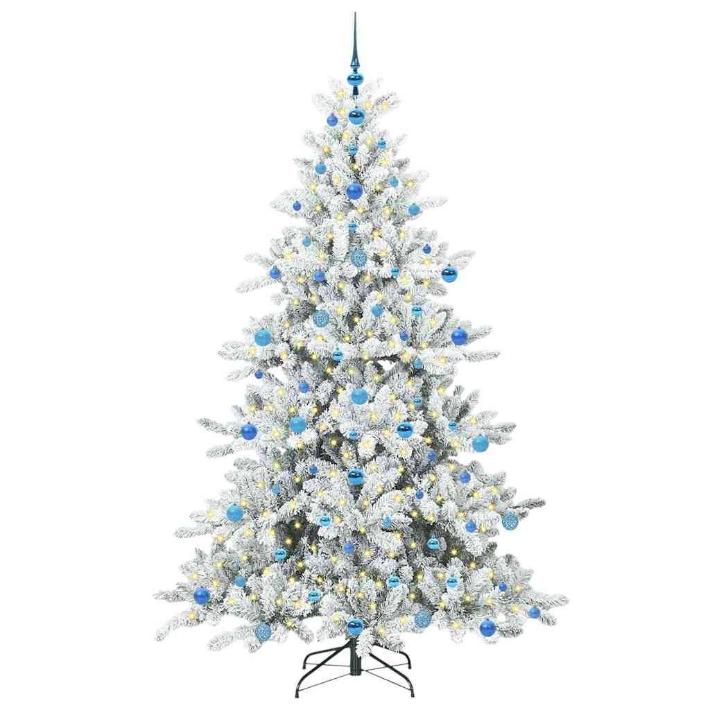 Vidaxl - Sapin de Noël Artificiel à Branches Articulées Blanc 210 cm vidaXL 3397738 - Image 4