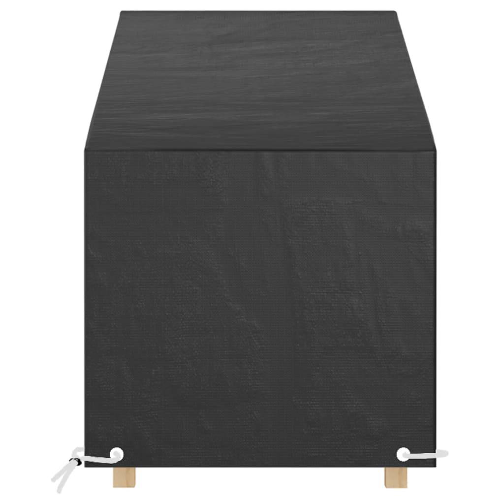 Vidaxl - Housses pour chaise longue 2 pcs 12 œillets 205x75x40/70 cm PE vidaXL 3155394 - Image 2