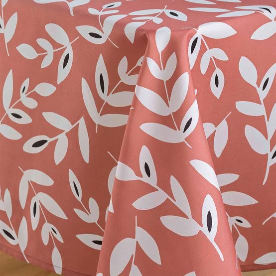 Nappe en Microfibre "Bellys" 140x240cm Terracotta - Image 3