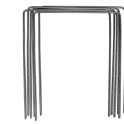 Ribimex - Lot de 10 agrafes pour toile de paillage 25 cm