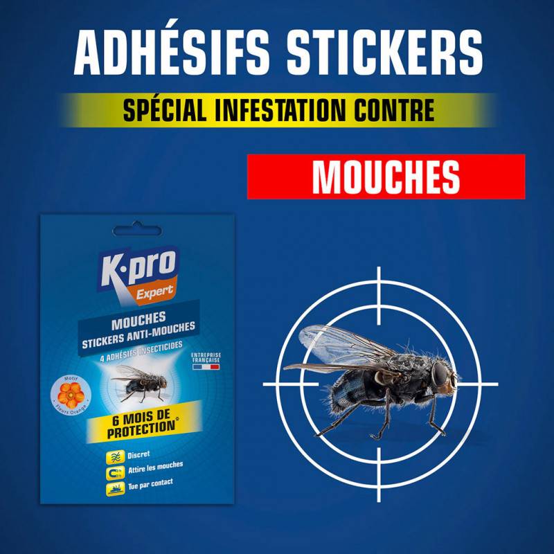 Adhésif Anti-mouches Fleur Kapo Piège Discret Et Efficace - Kpro - Image 2