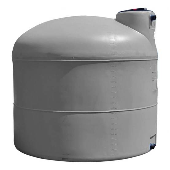 Cuve récupération eau de pluie 500L - Réservoir aérien cylindrique Gris - Polyéthylène - ELBI PA - Image 5