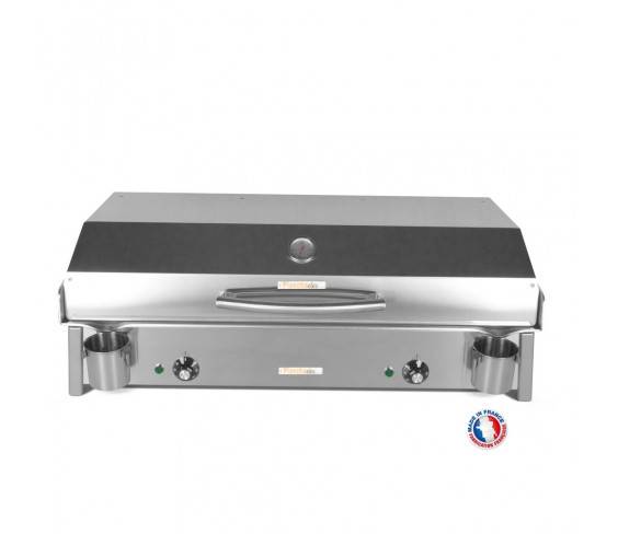 Plancha électrique ANTHEA E870 + Couvercle + 2 ustensiles – PLANCHAELEC
