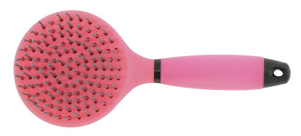 Brosse à crinière Hippotonic Gel - Soin des crins du cheval - Rose - Imagen 1