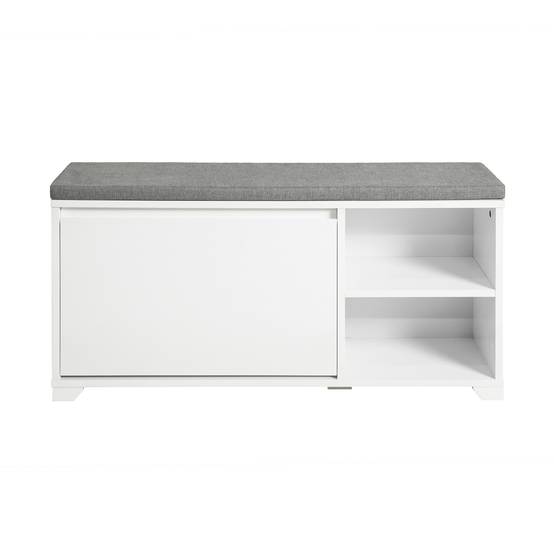 SoBuy Banc à Chaussures Avec Coussin Rembourré Et Abattant - Meuble Rangement Entrée 60x24x51 Cm Blanc FSR82-K-W Banc Chaussures Rangement Coussin SoBuy Banc à Chaussures Avec Coussin Rembourré Et Abattant - Meuble Rangement Entrée 60x24x51 Cm Blanc FSR82-K-W Banc Chaussures Rangement Coussin