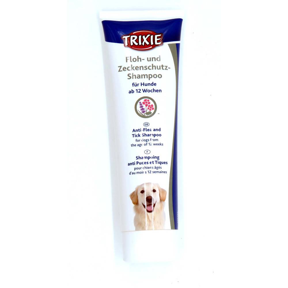Trixie - Shampoing antipuces et tiques pour chiens 250 ml - Imagen 2