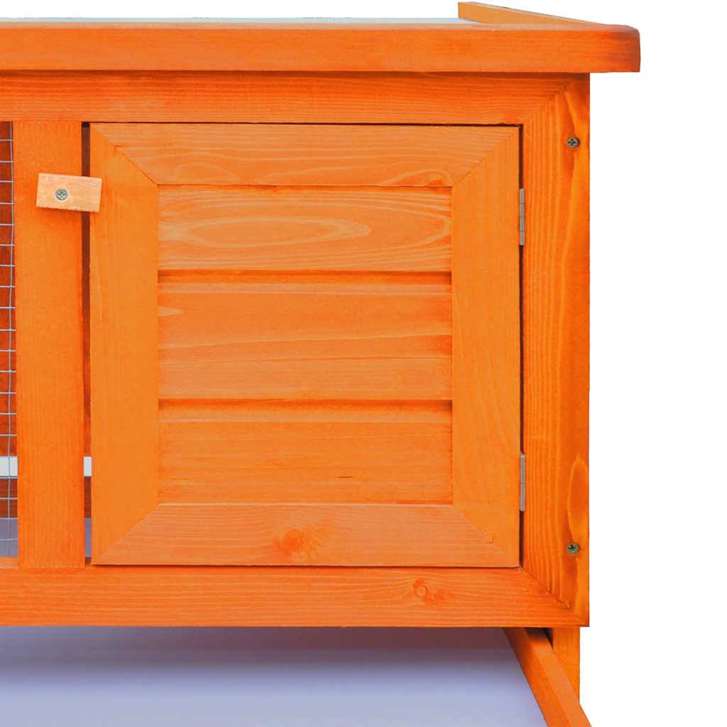 Vidaxl - Clapier d'extérieur Enclos pour petits animaux 1 niveau Bois vidaXL 170157 - Imagen 4