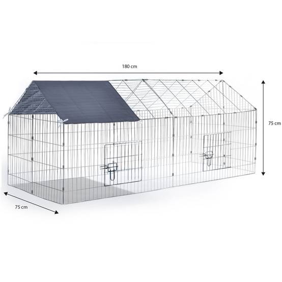 Enclos grillagé pour petits animaux en acier galvanisé - Image 2
