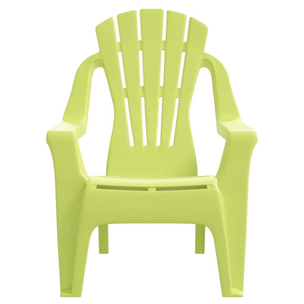 PANGIVO - Chaises de jardin pour enfants vert 37 x 34 x 44 cm PP - PANGIVO - Image 4