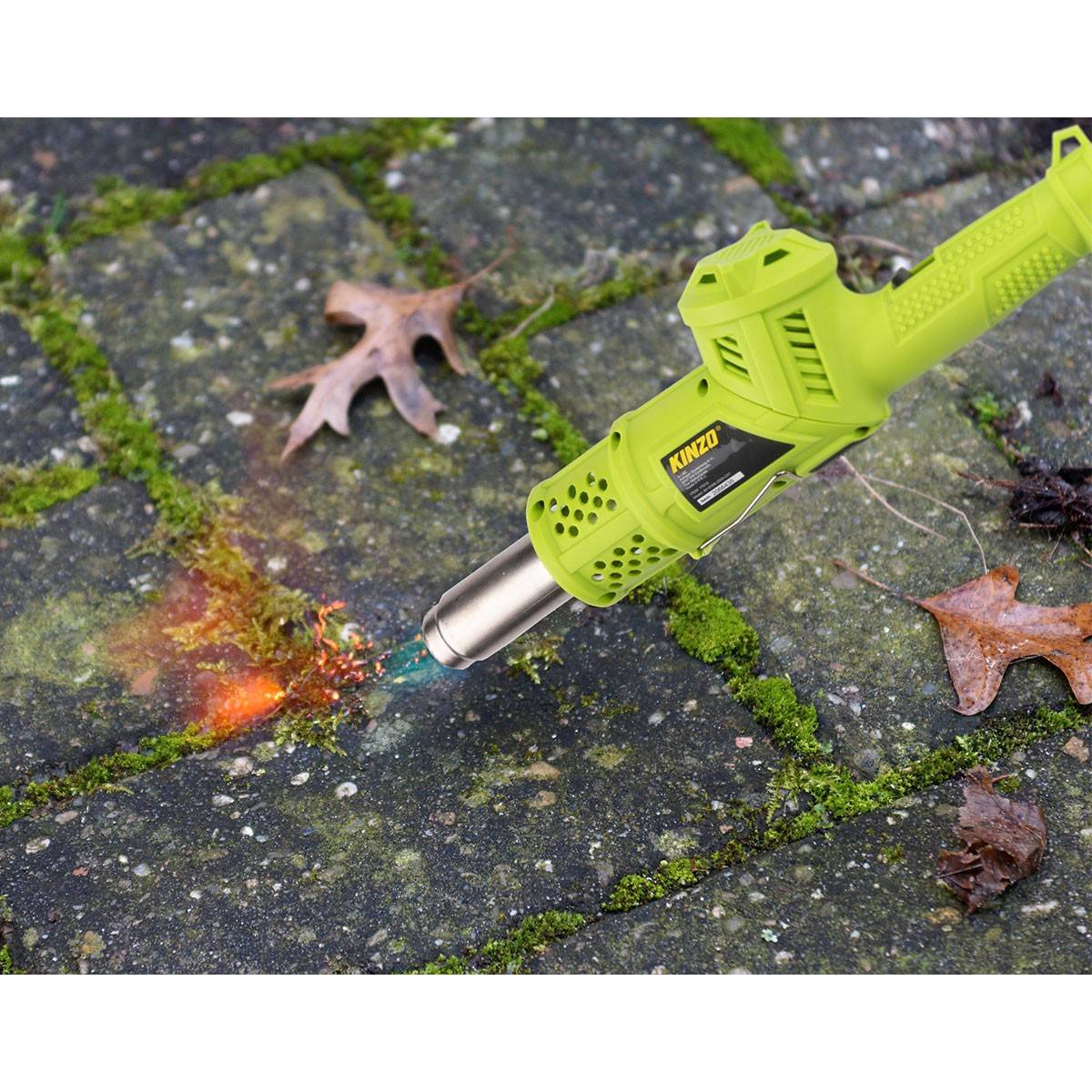 Désherbeur thermique 2000W 3en1 Economique Brule herbes Canne et pistolet + 5 Embouts KZ GARDEN - Imagen 2
