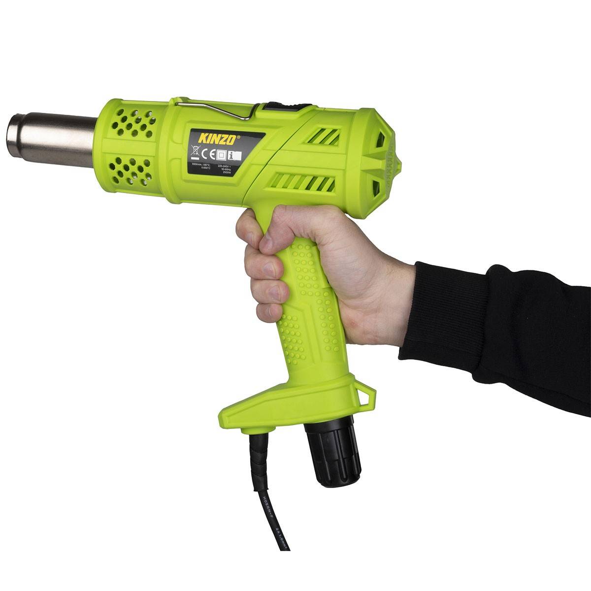 Désherbeur thermique 2000W 3en1 Economique Brule herbes Canne et pistolet + 5 Embouts KZ GARDEN - Imagen 4
