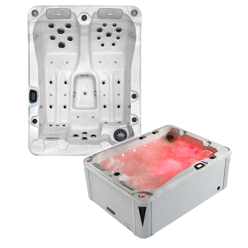 Spa 2-3 places Archipel® G23 VIP Tablier BLANC - Spa Thérapeutique Balboa 210x158 - Image 1