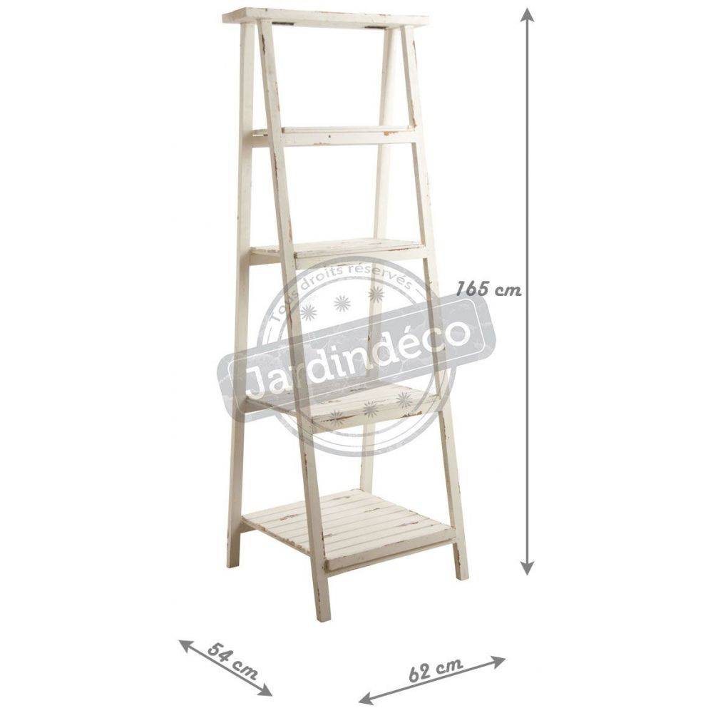 Aubry Gaspard - Etagère pliante en bois vieilli - Imagen 2