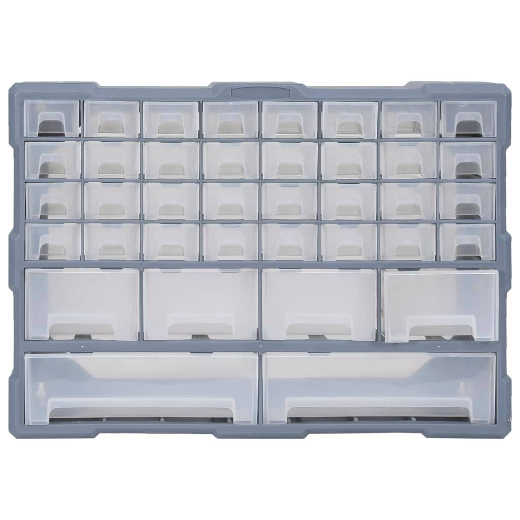 Helloshop26 - Organisateur multi-tiroirs avec 40 tiroirs boîte à coudre armoire de rangement boîte à outils unité d'organisation - Imagen 3
