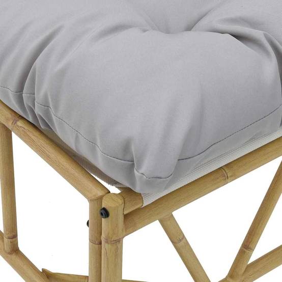 Sièges extérieurs avec coussin 2 pcs Gris clair Acier 75 x 75 x 71 cm - PANGIVO - Image 9