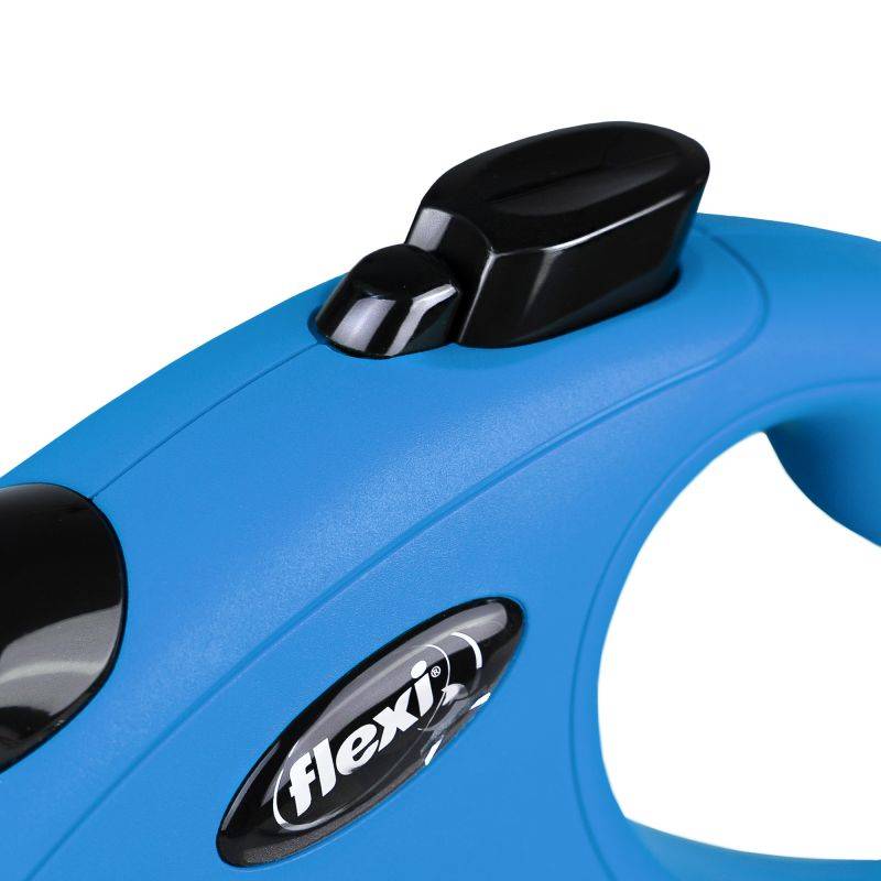 Flexi - Laisse sangle 8 mètres L Max 50 KG bleu laisse pour chien - Image 3