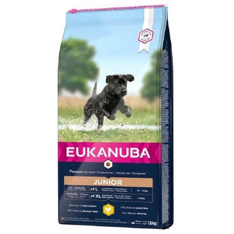 Eukanuba - CROQUETTES CHIEN JUNIOR LARGE - EUKANUBA 3 kg