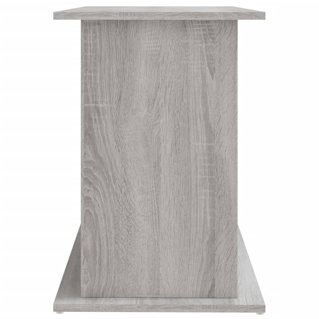 Meuble pour Aquarium Bois d'ingénierie avec Rangement Pratique Sonoma Gris 101 cm - ComfortXL Outdoor Living - Image 7