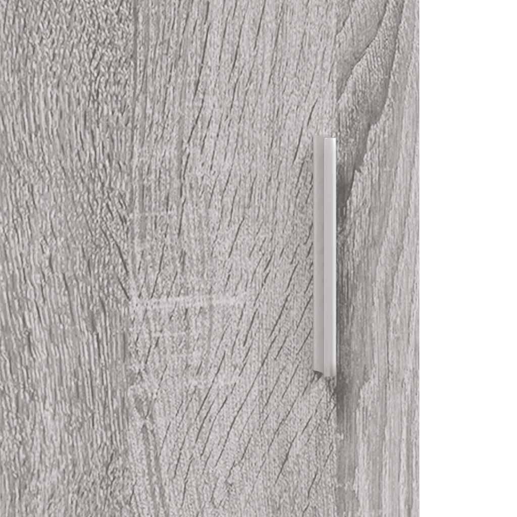 Meuble pour Aquarium Bois d'ingénierie avec Rangement Pratique Sonoma Gris 101 cm - ComfortXL Outdoor Living - Image 9