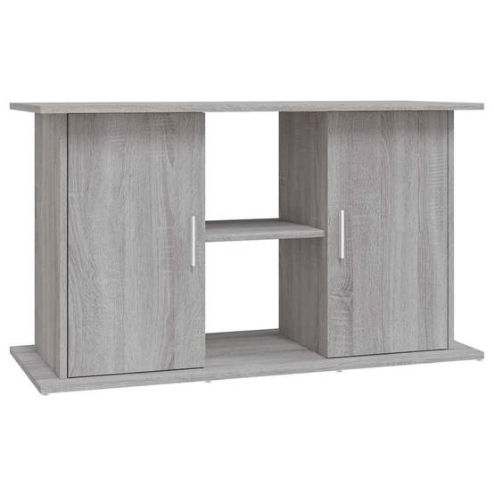 Meuble pour Aquarium Bois d'ingénierie avec Rangement Pratique Sonoma Gris 101 cm - ComfortXL Outdoor Living - Image 2
