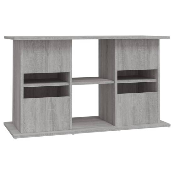 Meuble pour Aquarium Bois d'ingénierie avec Rangement Pratique Sonoma Gris 101 cm - ComfortXL Outdoor Living - Image 8