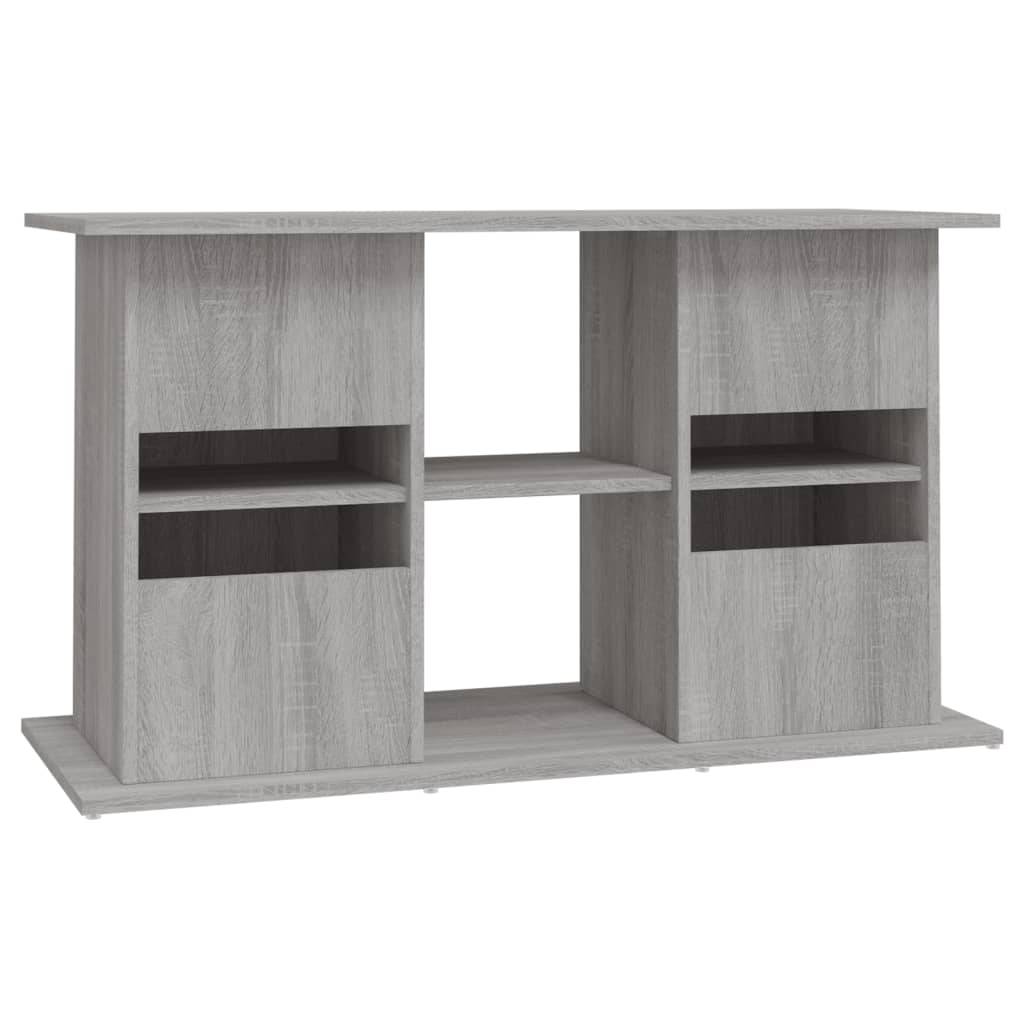 Meuble pour Aquarium Bois d'ingénierie avec Rangement Pratique Sonoma Gris 101 cm - ComfortXL Outdoor Living - Image 8