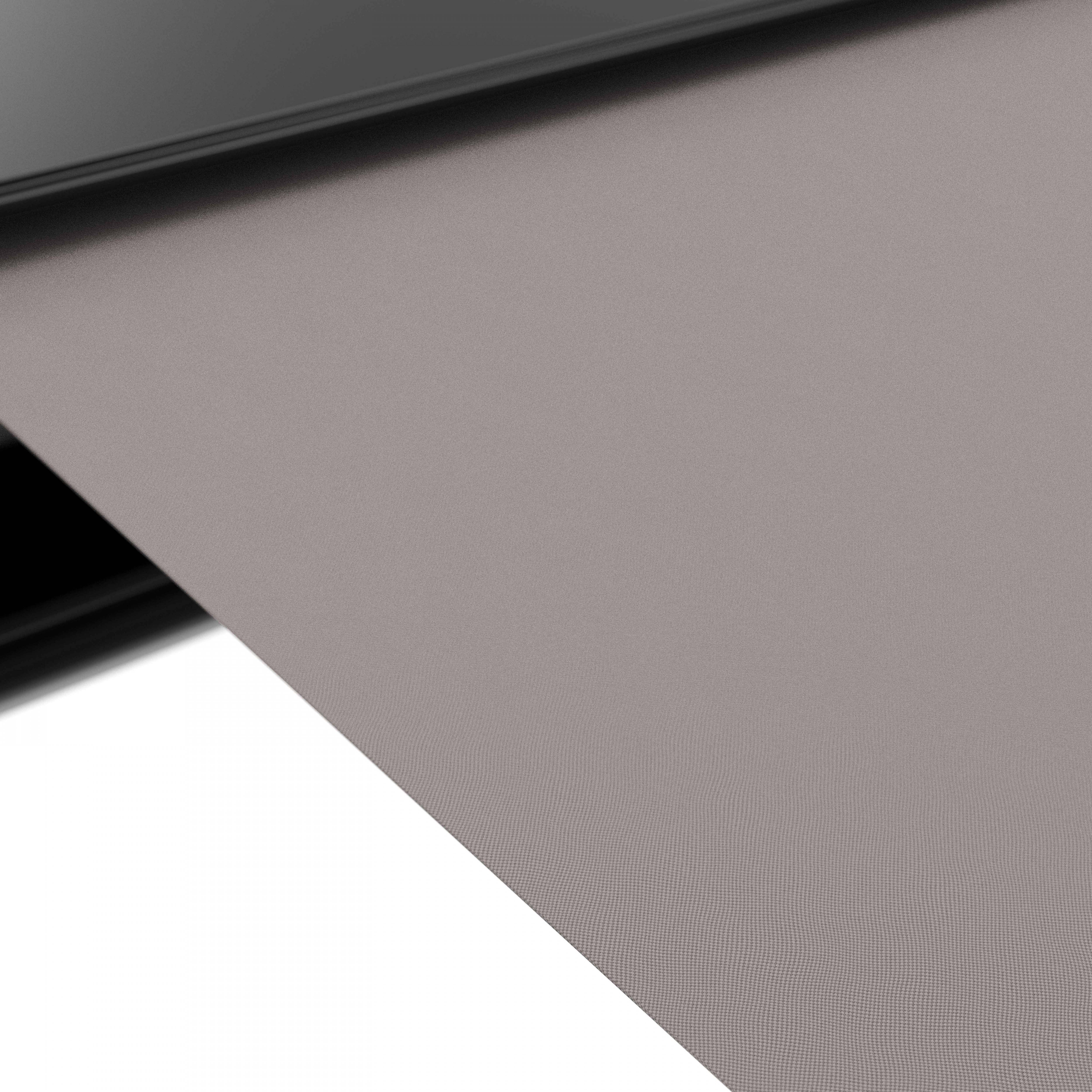 Oviala - Store banne coffre integral 2.5x2m aluminium taupe Capri - Oviala - Imagen 5