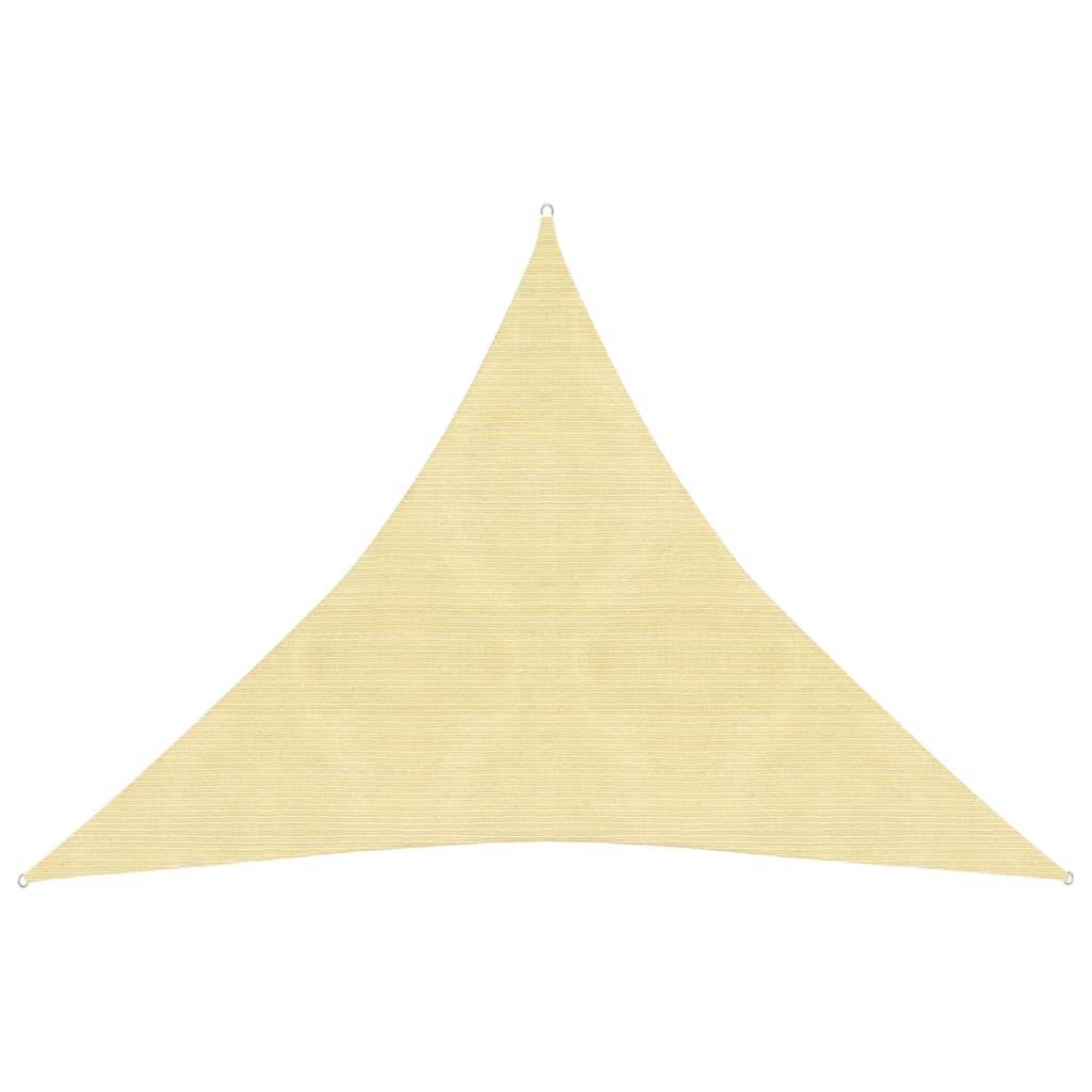 Helloshop26 - Voile toile d'ombrage parasol 160 g/m² 4 x 4 x 4 m PEHD beige - Imagen 1