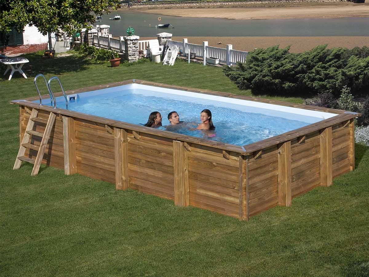 Gré - Piscine bois Evora 6,20 x 4,20 x 1,33 m - Gré - Imagen 2